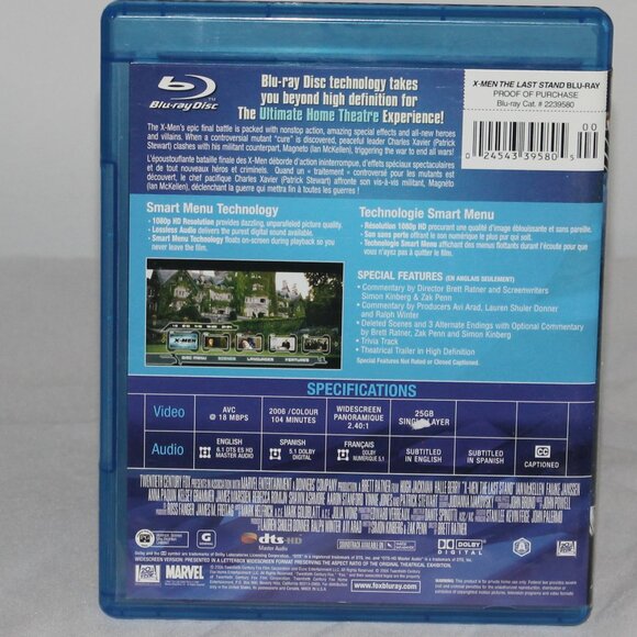 Blue Ray Movie X Man The last Stand - Picture 2 of 3
